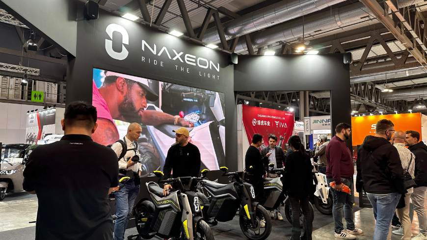 NAXEON Makes Waves at EICMA with High-Tech, Stylish, and Convenient Motorcycles